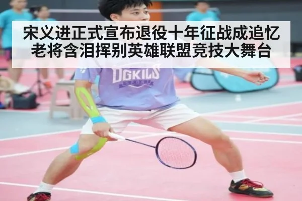 宋义进正式宣布退役十年征战成追忆老将含泪挥别英雄联盟竞技大舞台